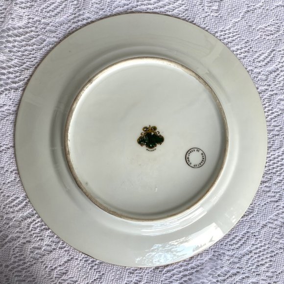 Vintage Royal LB Bavaria 22 Karat Gold Warranted Plate - Gold Embossed Rim - Picture 4 of 5